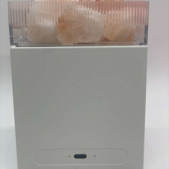 Flismool Himalayan Salt Lamp Wireless Speaker – Orange/White Night Light - Picture 4 of 6